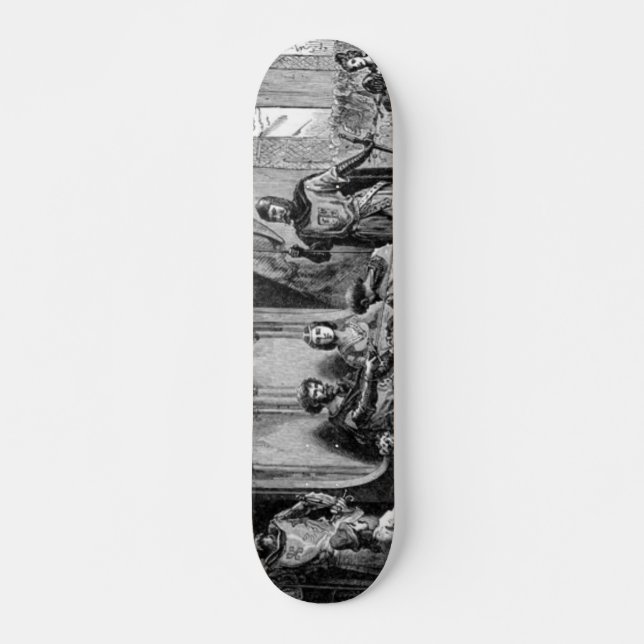 Medieval Knight Skateboard (Front)