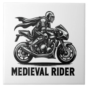Medieval knight tile