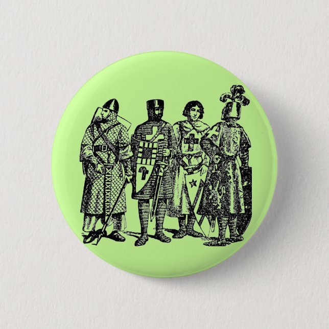 Medieval Knights 2 Inch Round Button (Front)