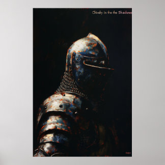 Medieval Knights in Armour Poster Print