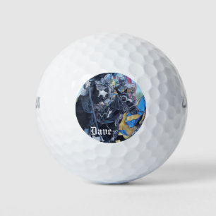 medieval knights jousting on horses historic art t golf balls