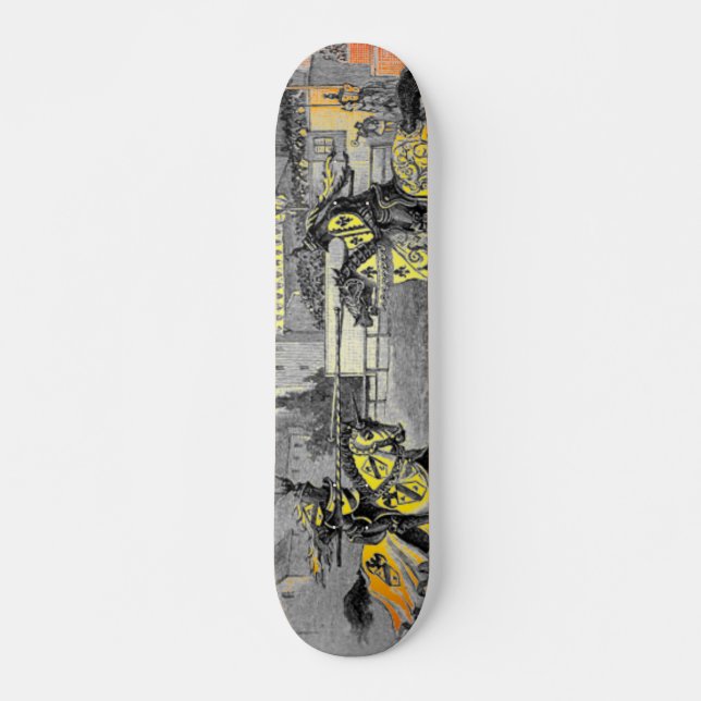 Medieval Knights Jousting Skateboard (Front)