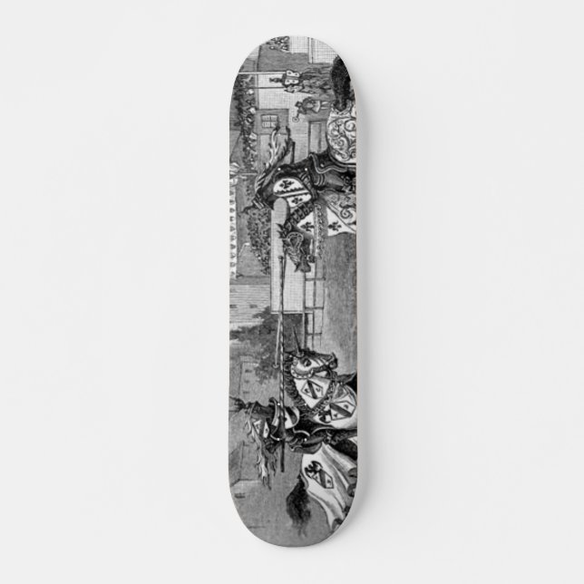 Medieval Knights Jousting Skateboard (Front)