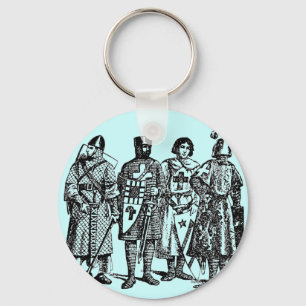 Medieval Knights Keychain
