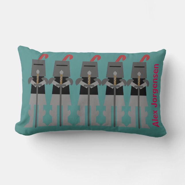 Medieval Knights Lumbar Pillow (Front)