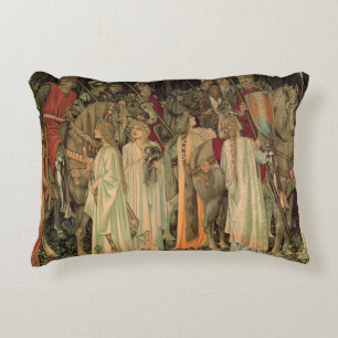 Medieval Knights of the Round Table Accent Pillow