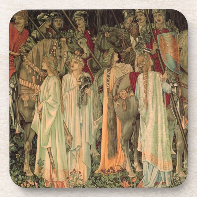 Medieval Knights of the Round Table Coaster (Front)