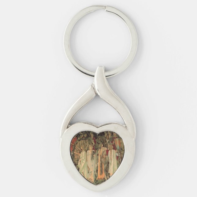Medieval Knights of the Round Table Keychain (Front)