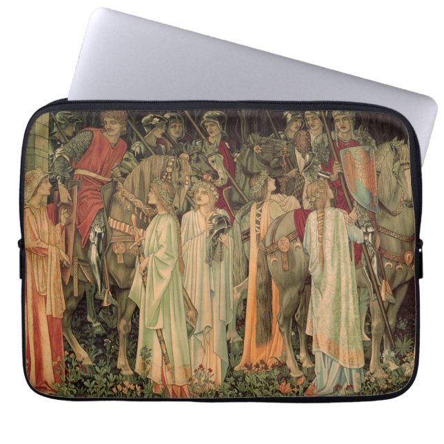 Medieval Knights of the Round Table Laptop Sleeve (Front)