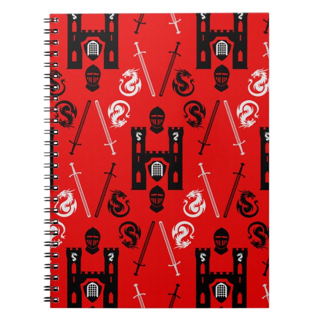 Medieval Knights Of The Round Table Notebook (Front)
