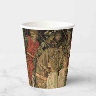 Medieval Knights of the Round Table Paper Cups