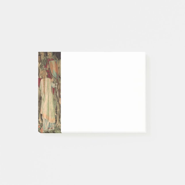 Medieval Knights of the Round Table Post-it Notes (Front)