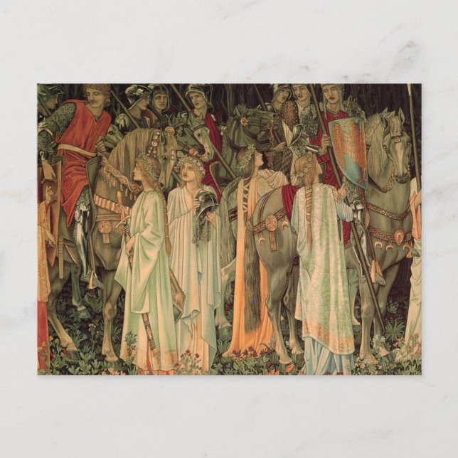 Medieval Knights of the Round Table Postcard (Front)