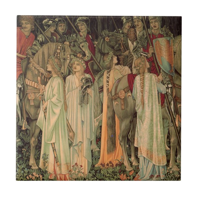 Medieval Knights of the Round Table Tile (Front)