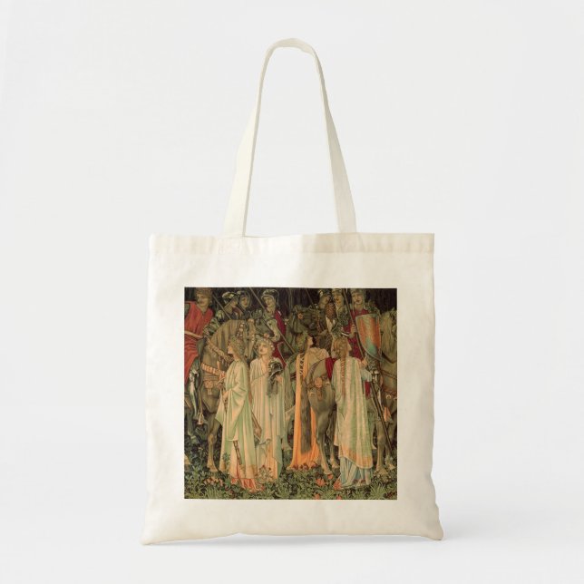 Medieval Knights of the Round Table Tote Bag (Front)