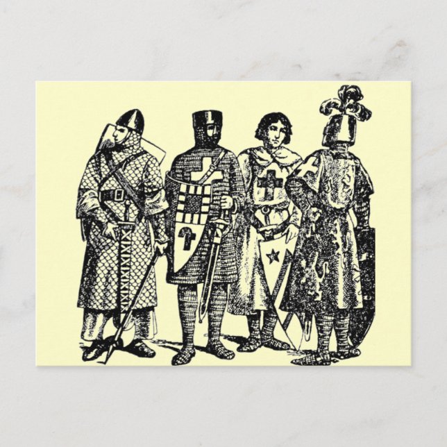 Medieval Knights Postcard (Front)