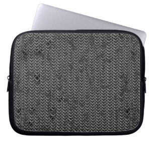 Medieval Knights Templar Chain Mail effect Laptop Sleeve