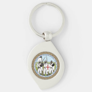 Medieval Knights Templar Keychain