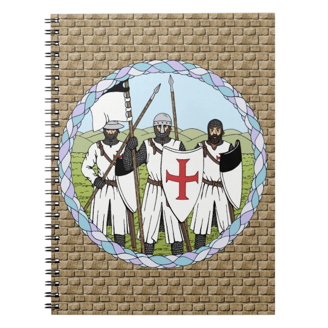 Medieval Knights Templar Notebook (Front)