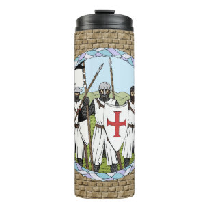 Medieval Knights Templar Thermal Tumbler