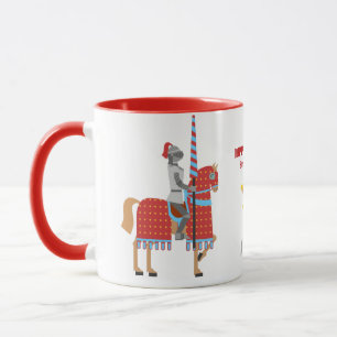 Medieval Knights Tournament Birthday Party Mug
