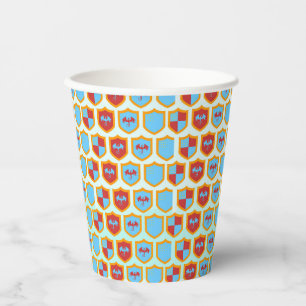 Medieval Knights Tournament Boy Birthday Party Paper Cups