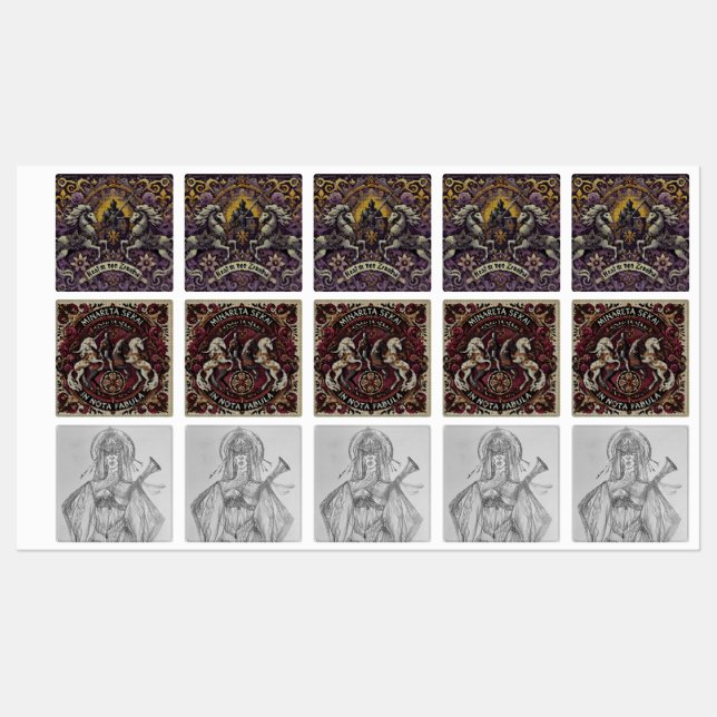 Medieval Labels (Sheet)