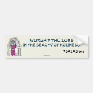 MEDIEVAL LADY BUMPER STICKER 11