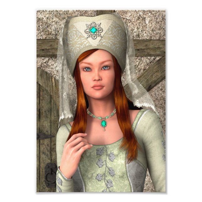 Medieval Lady  Photo Print (Front)