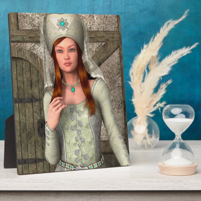 Medieval Lady  Plaque (Side)