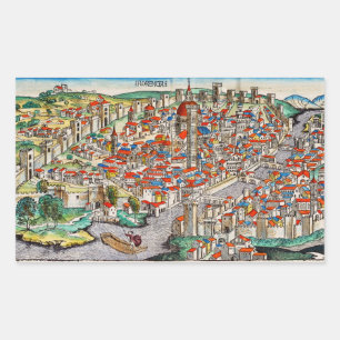 Medieval landmark of Florence in Italy Sticker
