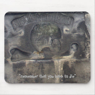 Medieval Latin gravestone Mouse Pad