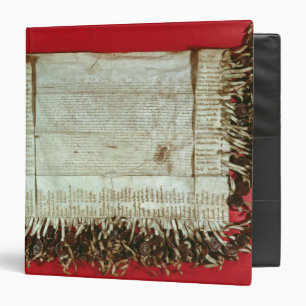 Medieval letter of protest from the Bohemian Binder