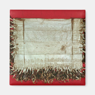 Medieval letter of protest from the Bohemian Magnet