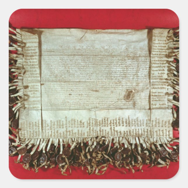 Medieval letter of protest from the Bohemian Square Sticker (Front)