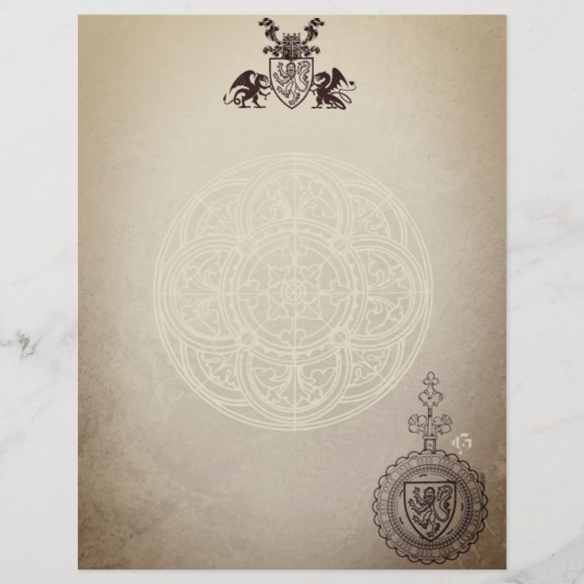Medieval Letterhead (Front)