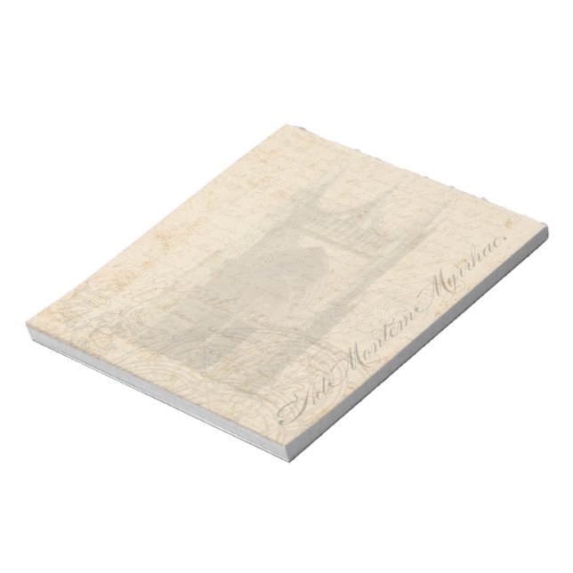 Medieval Letterhead - Palimpsest Notepad (Rotated)