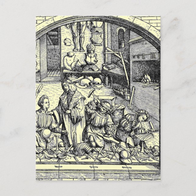 Medieval Life Postcard (Front)