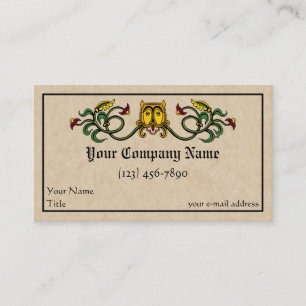 Medieval Lion Design Business Card