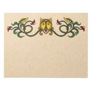 Medieval Lion Design Notepad