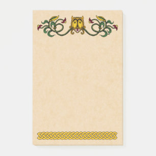 Medieval Lion Design Post-it Notes