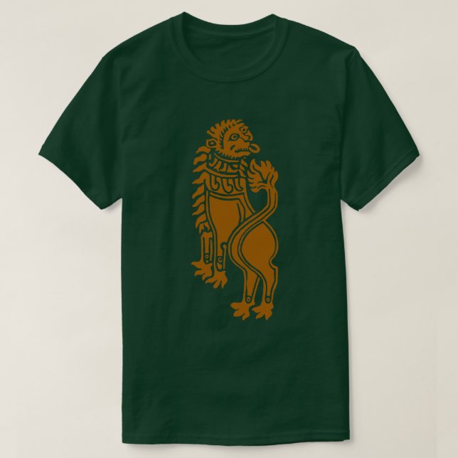 Medieval Lion T-Shirt (Design Front)