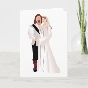 Medieval Lord And Lady Card