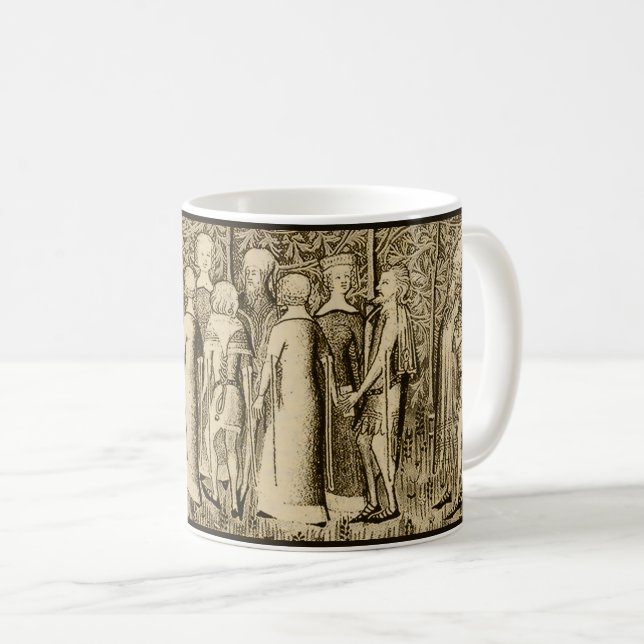 Medieval Lords and Ladies Coffee Mug (Front Right)
