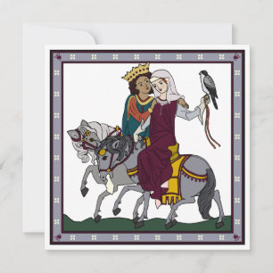 Medieval Love Poem Card