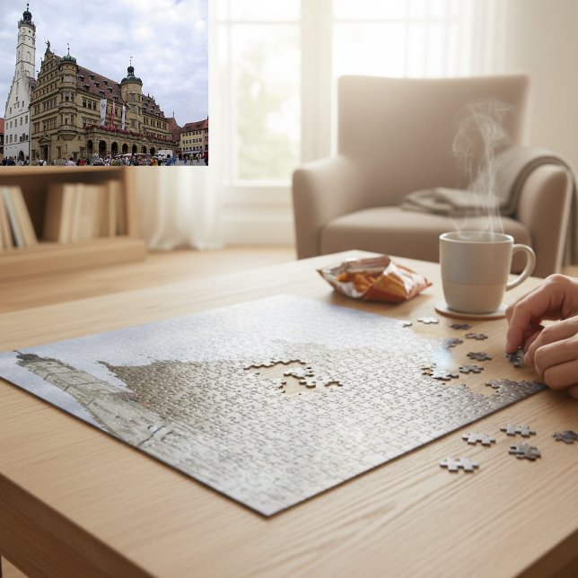 Medieval Majesty: Rothenburg Rathaus   Jigsaw Puzzle (Creator Uploaded)