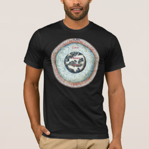 Medieval Manuscript Alchemy Astronomy Astrology T-Shirt
