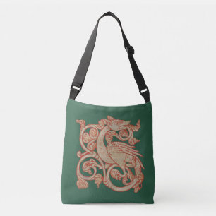 Medieval Manuscript Dragon Tote