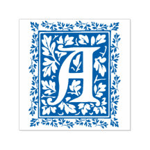 Medieval Manuscript Letter A Monogram