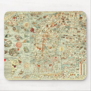 Medieval Map Mousepad